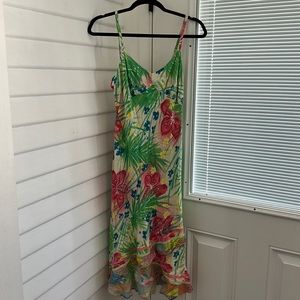 Jams World Mele Hibiscus Floral Slip Dress